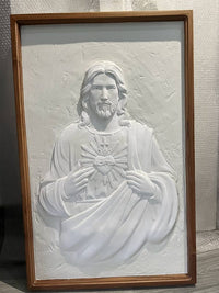 Jesus Golden Stripes Upgrade - Large Framed Canvas Wall Art (180cm x 85cm) — 4