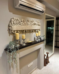 The Sacred Supper - Half White Limited Relief Sculpture — 3