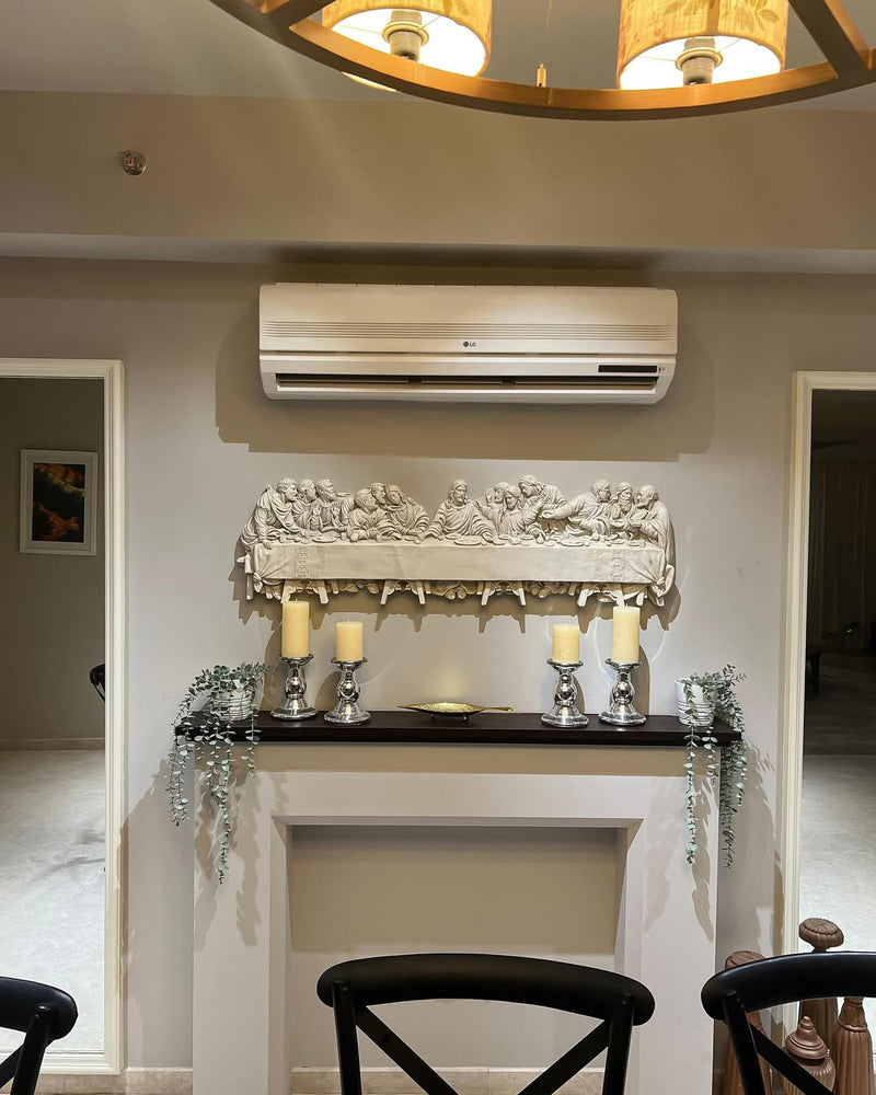 The Sacred Supper - Half White Limited Relief Sculpture